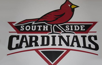 south side cardinals logo by hydro lazer