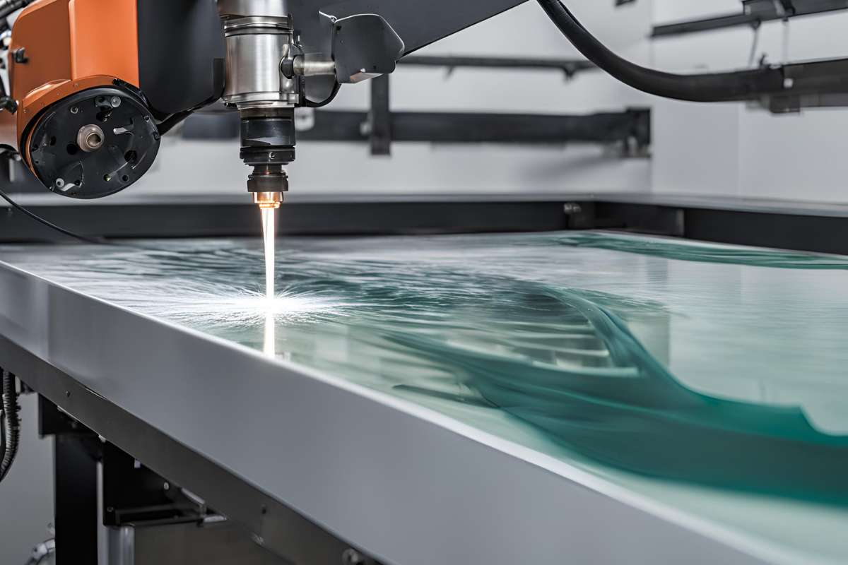 Glass Cutting Services: Why Waterjet Outshines Diamond Saw