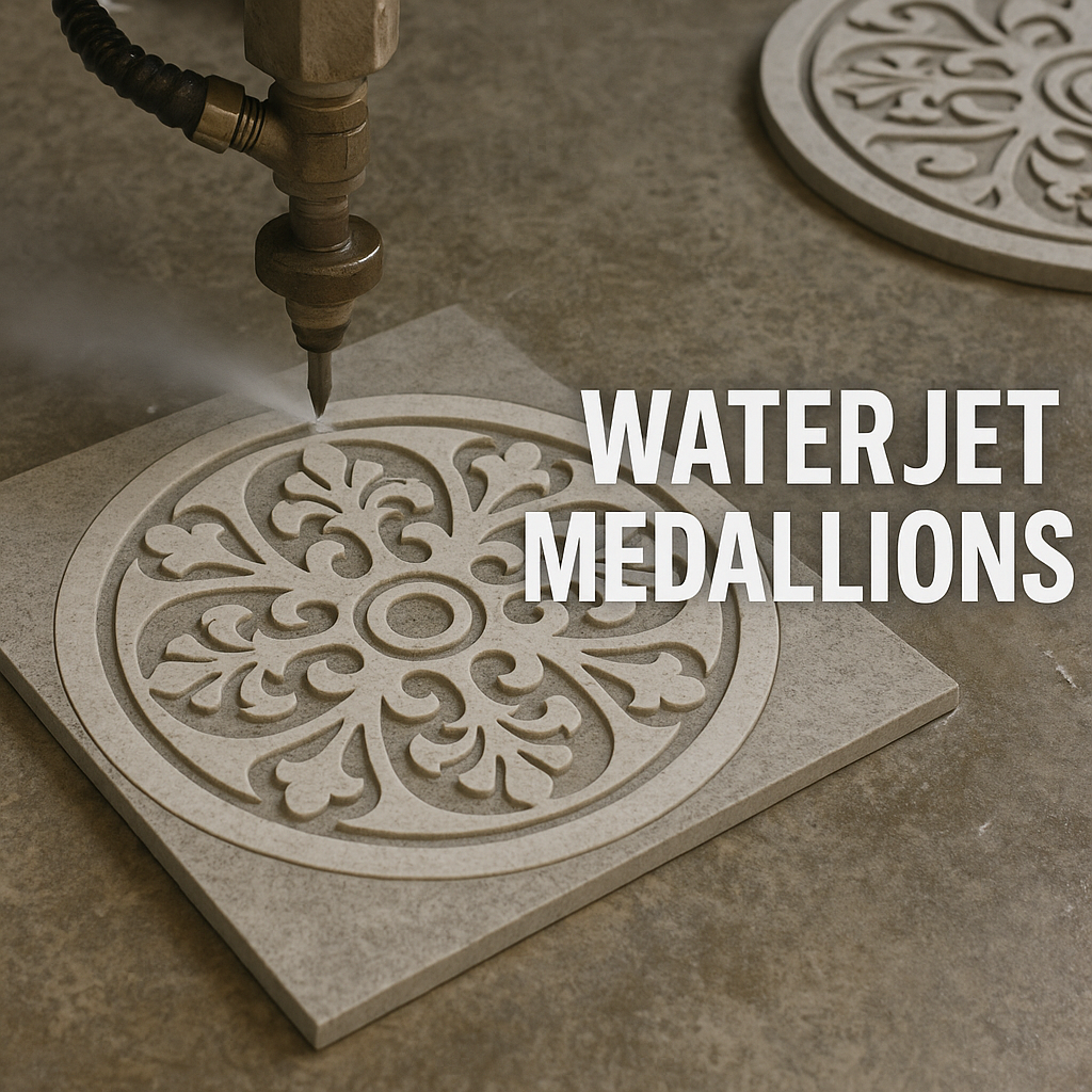 Elevate Your Interiors with Precision-Cut Waterjet Medallions from Hydro-Lazer
