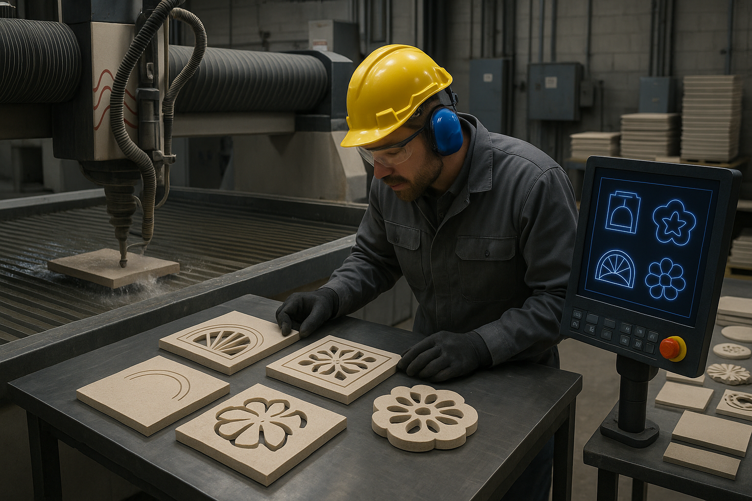 ceramic waterjet cutting services