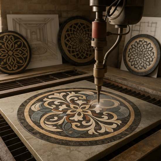 Custom Waterjet Medallions: Precision-Cut Decorative Elements for Architectural Excellence