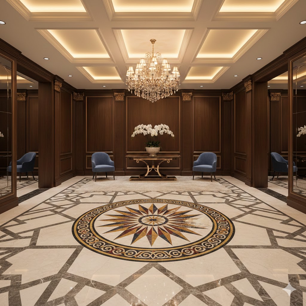 tile floor medallions