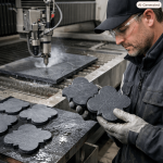 slate tile waterjet cutting