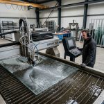 glass waterjet cutting