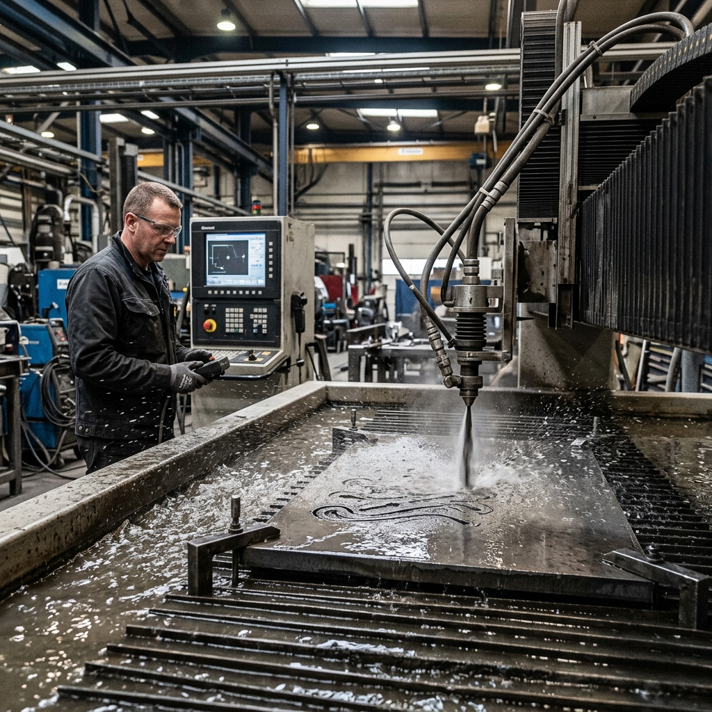 Waterjet Cutting Steel: Thickness, Edge Quality, and When It Makes Sense